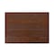Econoco 22-3/8''x15-3/4'' Deep Shelf, Dark Brown, For Pipeline Wall Units, 2PK PSORSLF24-MLBN - alternate 1